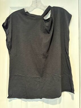 Elan Women’s Off the Shoulder Short Sleeve Tee Size Large